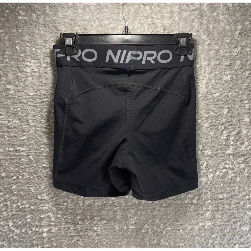 Nike Pro Dri-FIT Black Compression Shorts Women's Size Medium Active Gymwear